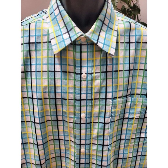 Sean John Men Multicolor 100% Cotton Collared Long Sleeve Buttons Down Shirt 3XL - Picture 2 of 10